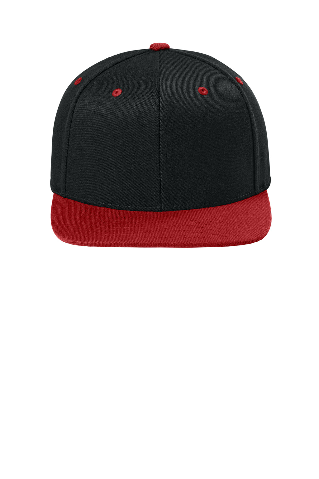 Flexfit 110 Snapback Cap - BlackRed - Front