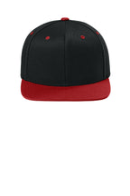 Flexfit 110 Snapback Cap - BlackRed - Front