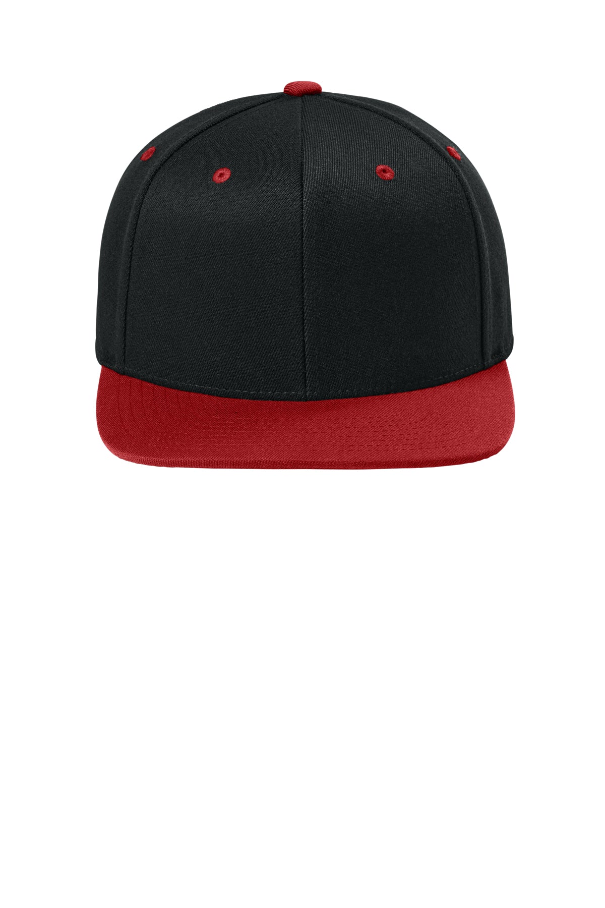 Flexfit 110 Snapback Cap - BlackRed - Front