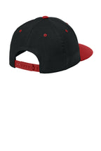 Flexfit 110 Snapback Cap - BlackRed - Back
