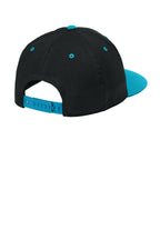 Flexfit 110 Snapback Cap - BlackTeal - Back