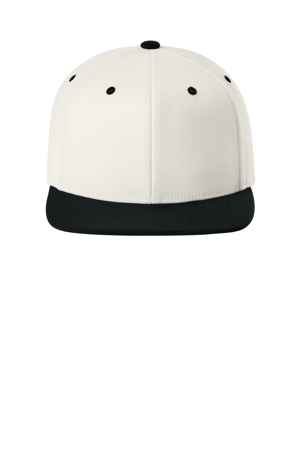 Flexfit 110 Snapback Cap - NatBlack - Front