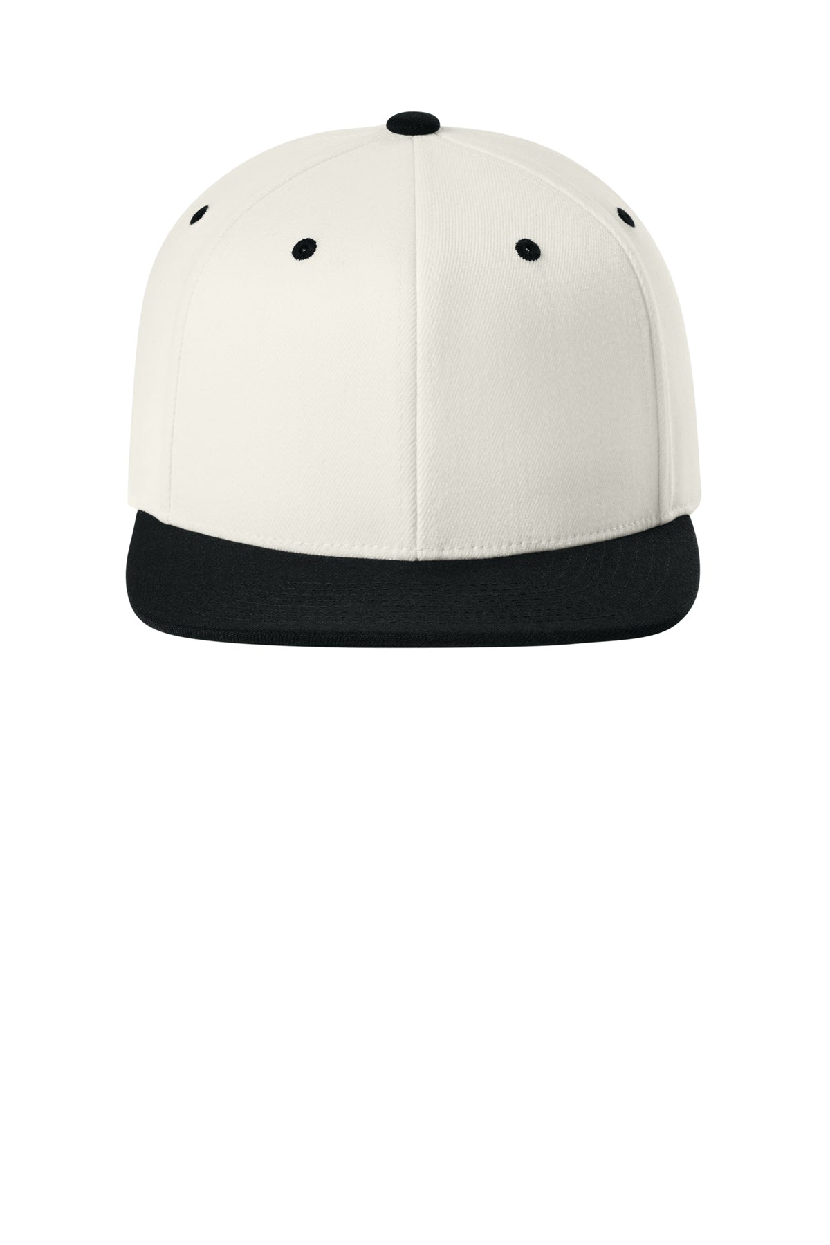 Flexfit 110 Snapback Cap - NatBlack - Front