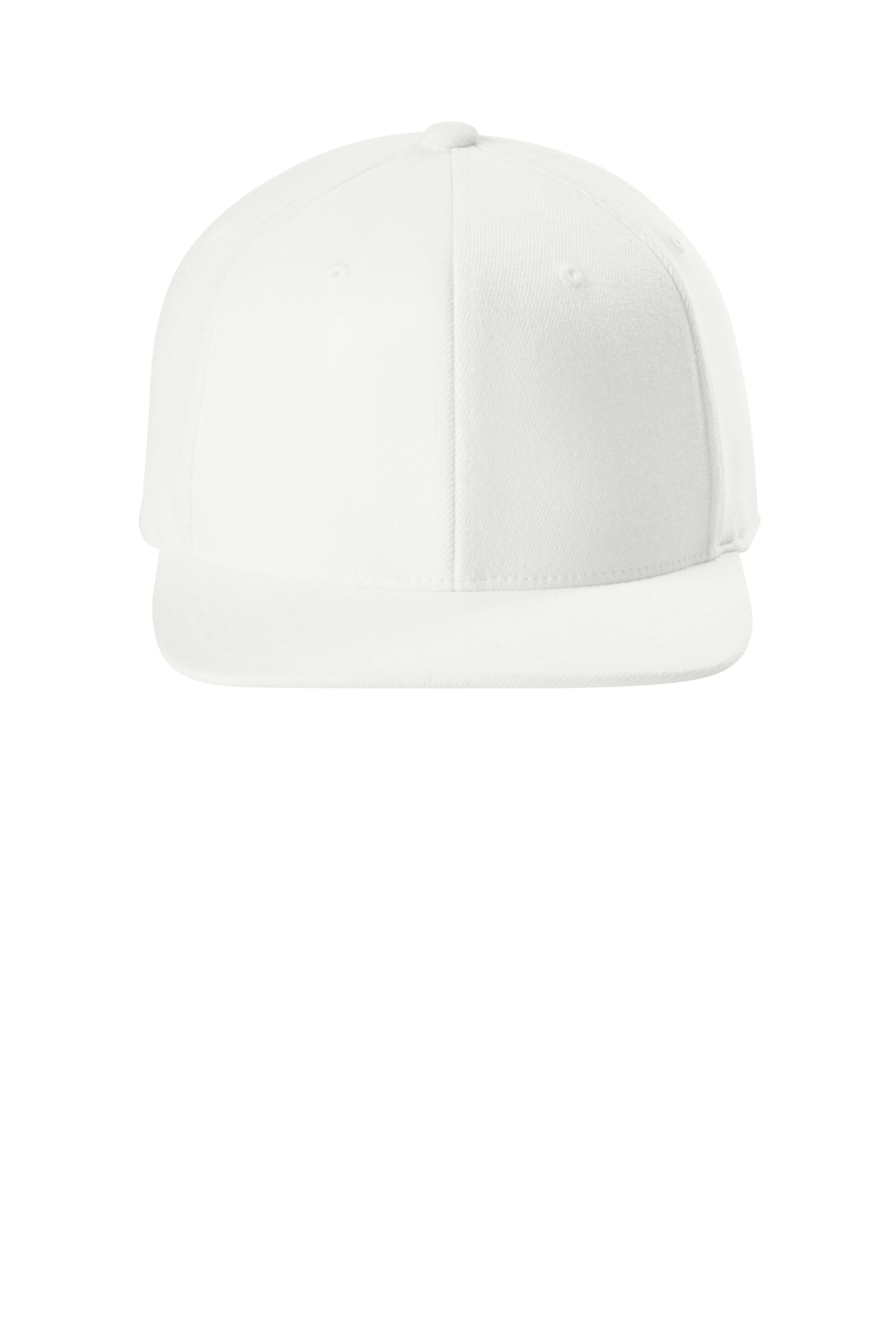 Flexfit 110 Snapback Cap - White - Front