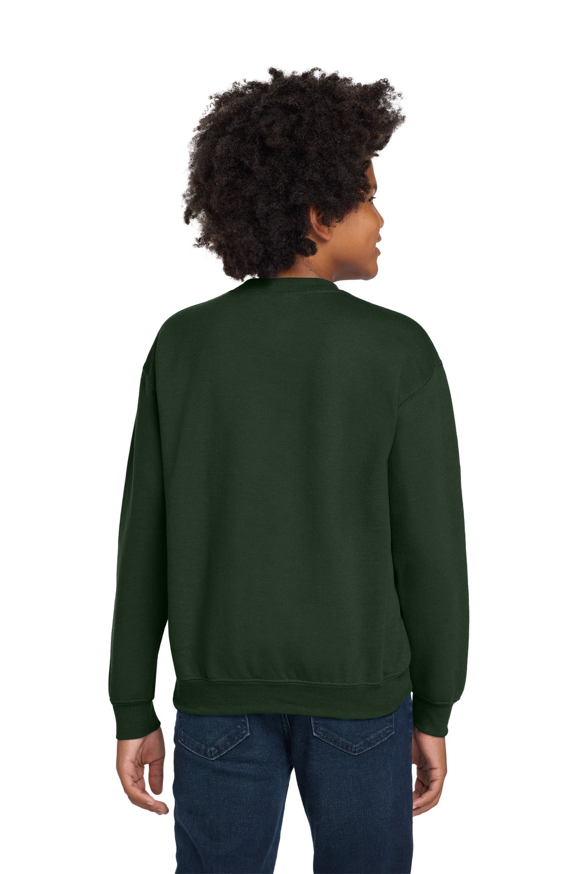 Gildan Youth Heavy Blend Crewneck Sweatshirt.  18000B