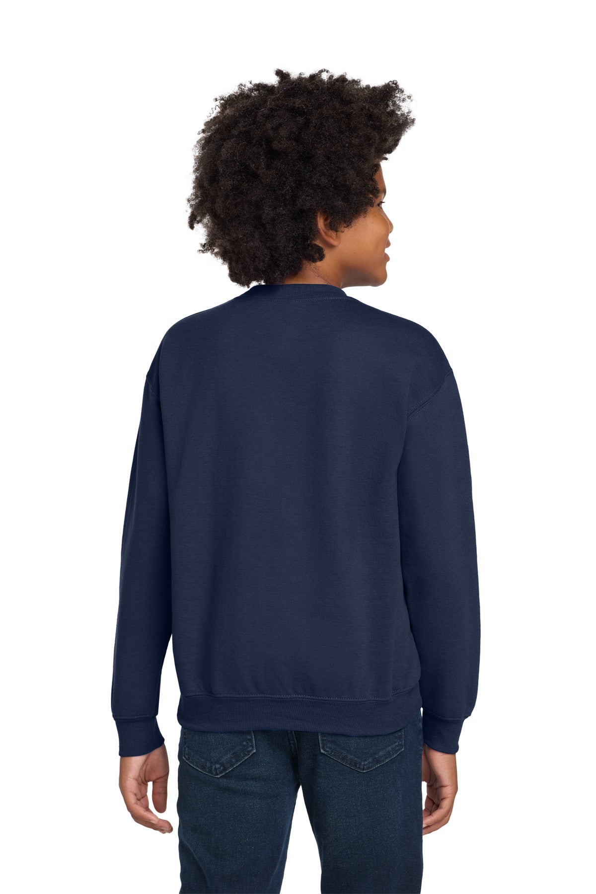Gildan Youth Heavy Blend Crewneck Sweatshirt.  18000B