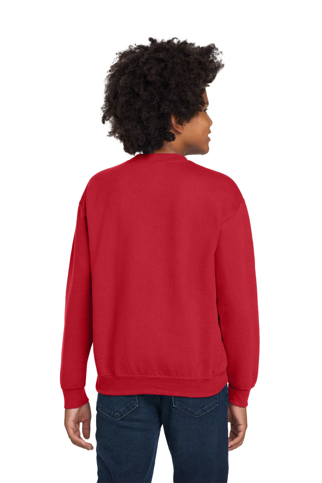Gildan Youth Heavy Blend Crewneck Sweatshirt.  18000B