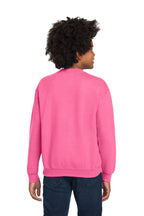 Gildan Youth Heavy Blend Crewneck Sweatshirt.  18000B