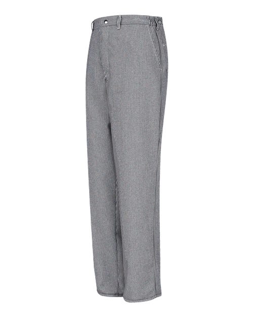 Chef Designs 2020 - Black/ White Check - Unhemmed (front)