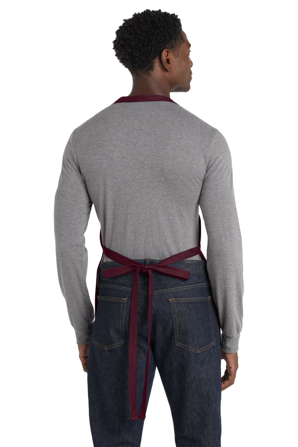 Port Authority Medium-Length Apron with Pouch Pockets.  A510