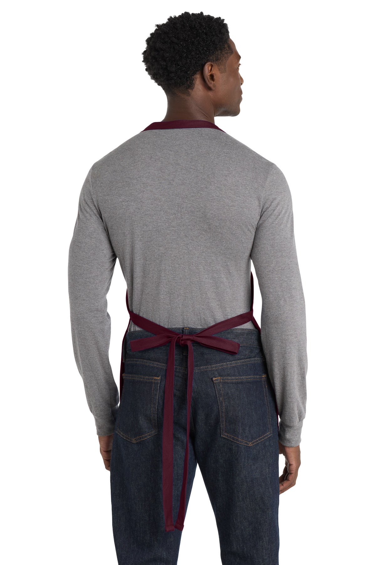 Port Authority Medium-Length Apron with Pouch Pockets.  A510