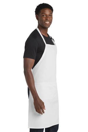 Port Authority Easy Care Extra Long Bib Apron with Stain Release. A700