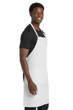 Port Authority Easy Care Extra Long Bib Apron with Stain Release. A700