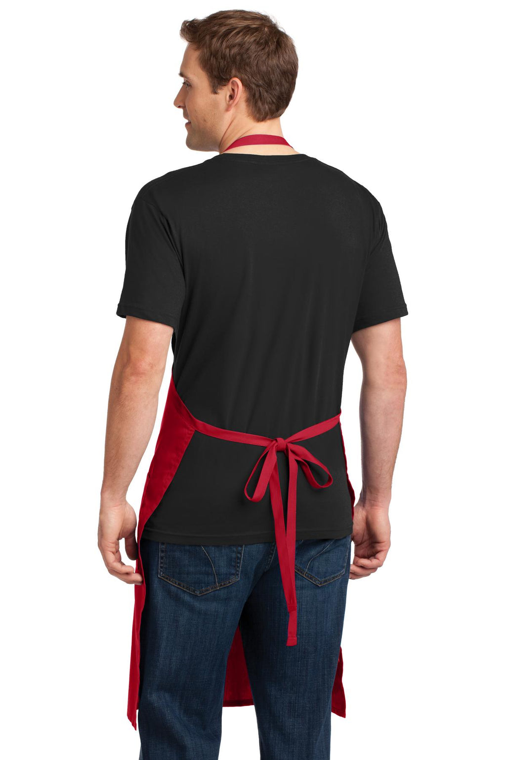 Port Authority Easy Care Extra Long Bib Apron with Stain Release. A700
