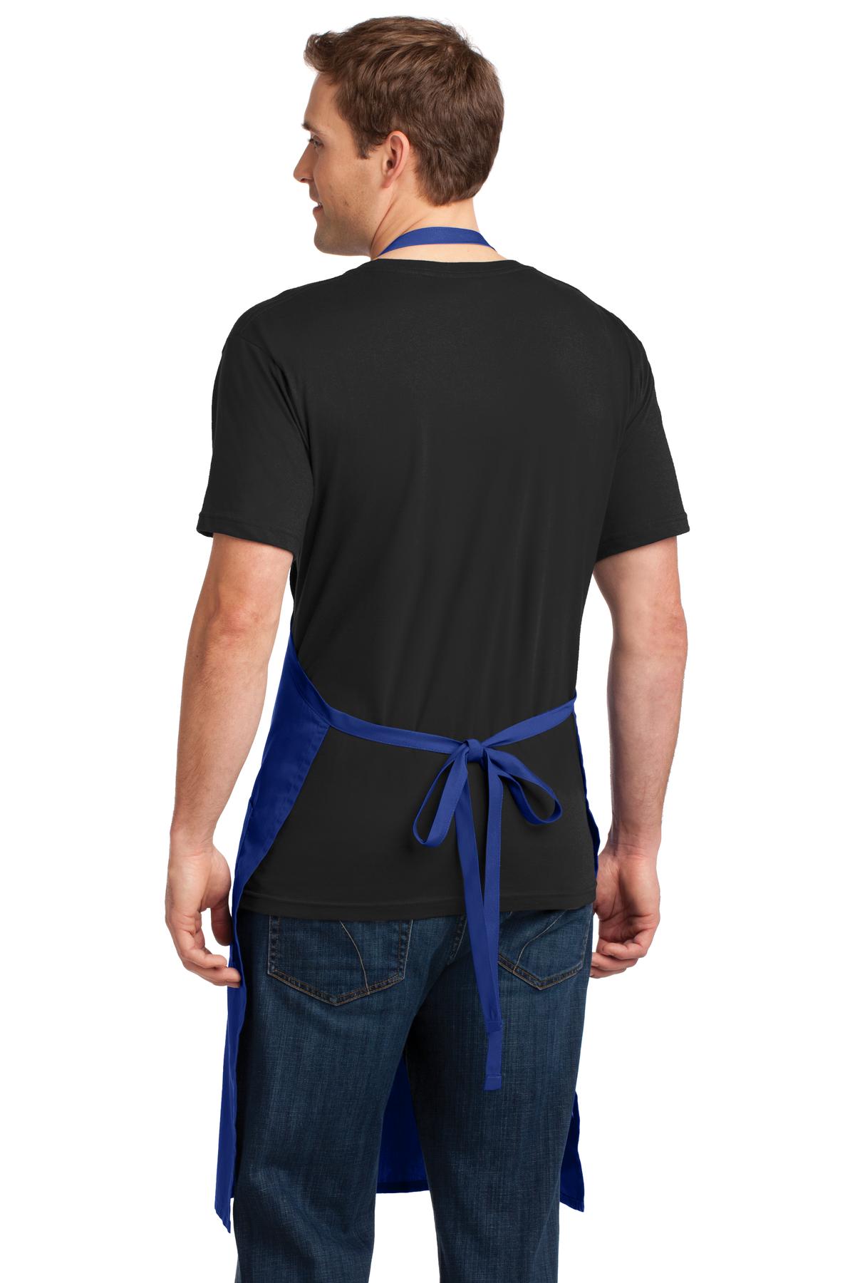 Port Authority Easy Care Extra Long Bib Apron with Stain Release. A700