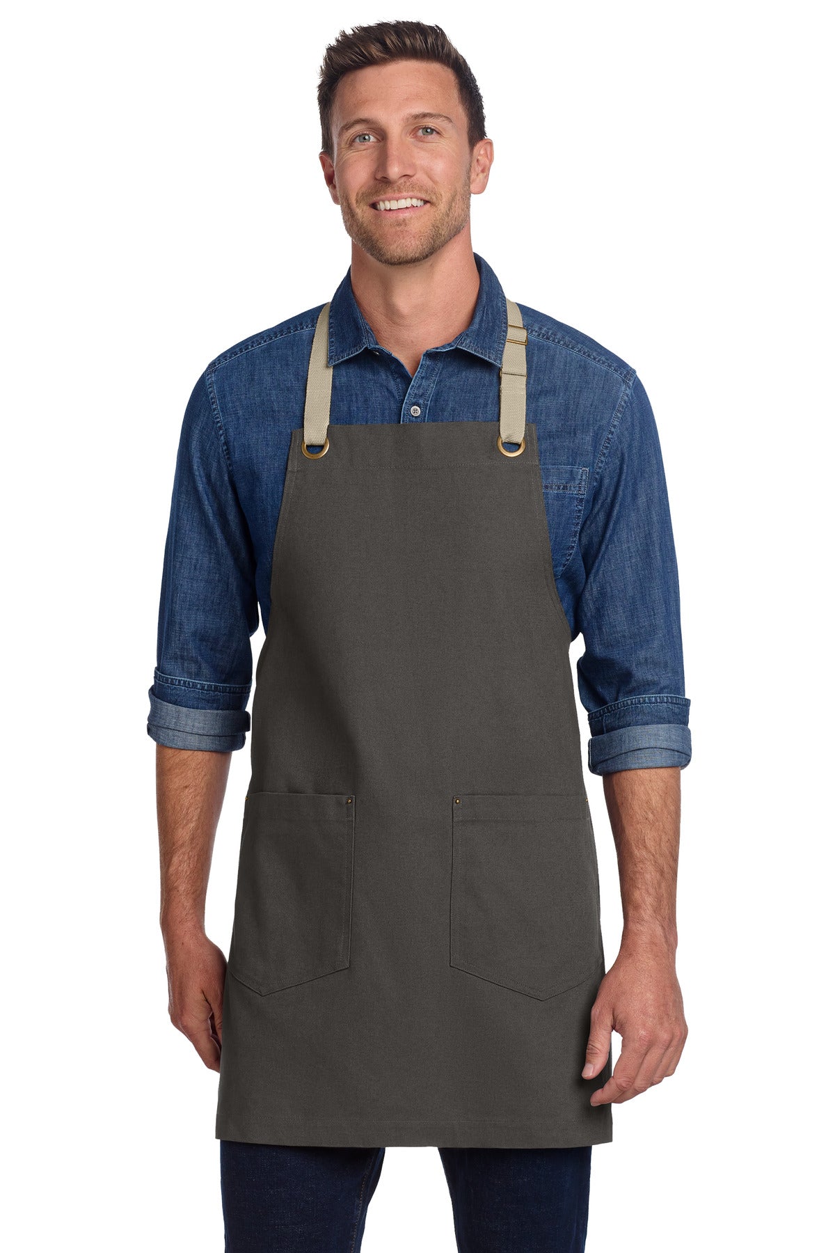 Port Authority Canvas Full-Length Two-Pocket Apron A815