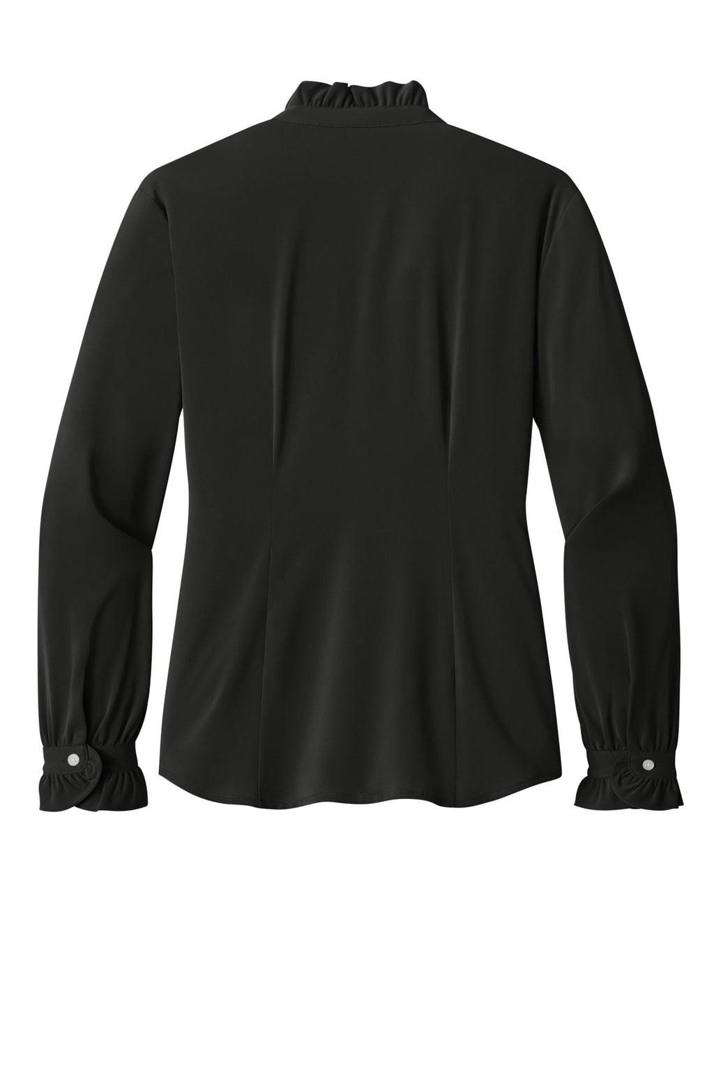 Brooks Brothers Women's Long Sleeve Ruffle Collar Blouse BB18011