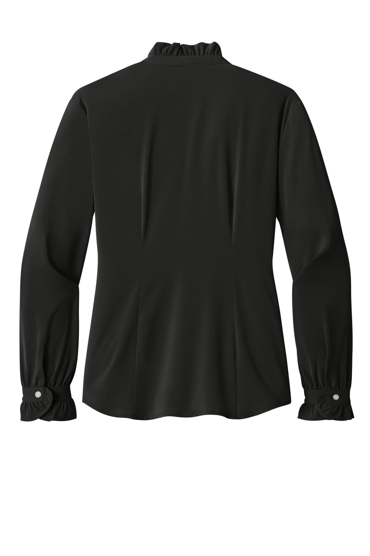 Brooks Brothers Women's Long Sleeve Ruffle Collar Blouse BB18011