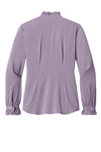 Brooks Brothers Women's Long Sleeve Ruffle Collar Blouse BB18011