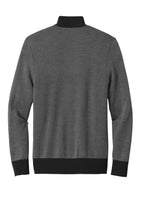 Brooks Brothers Washable Merino Birdseye 1/4-Zip Sweater BB18412