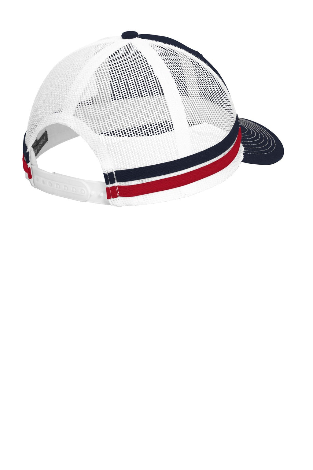Port Authority  Two-Stripe Snapback Trucker Cap. C113