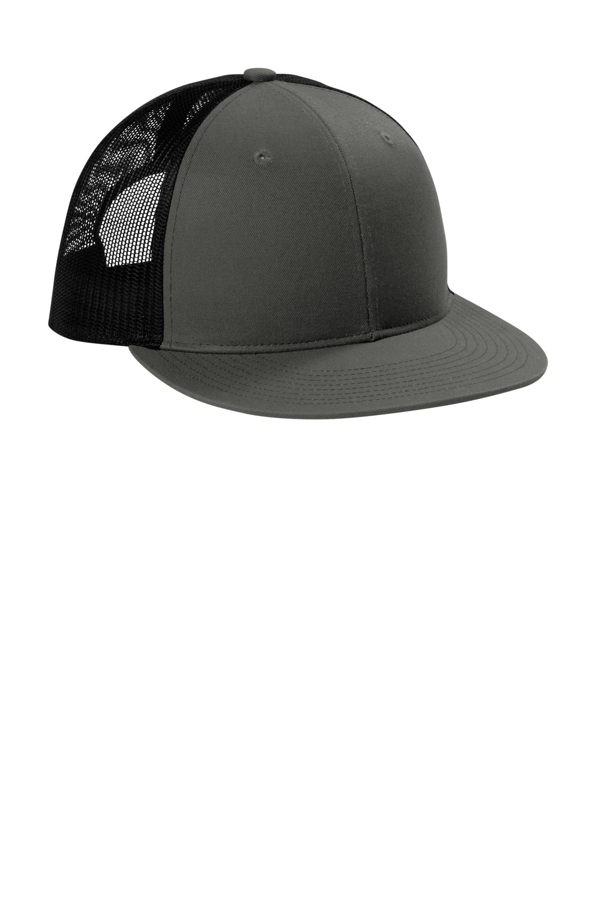 Port Authority Snapback Flat Bill Trucker Cap C407