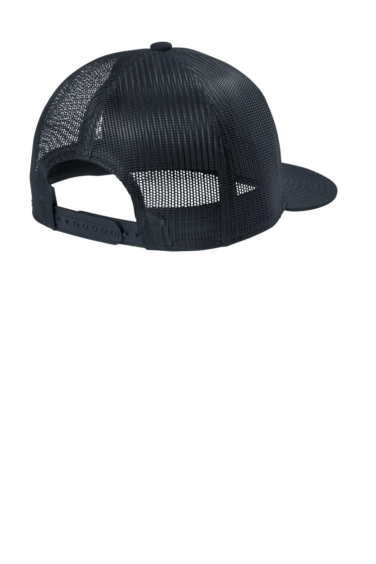 Port Authority Snapback Flat Bill Trucker Cap C407