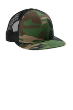Port Authority Snapback Flat Bill Trucker Cap C407