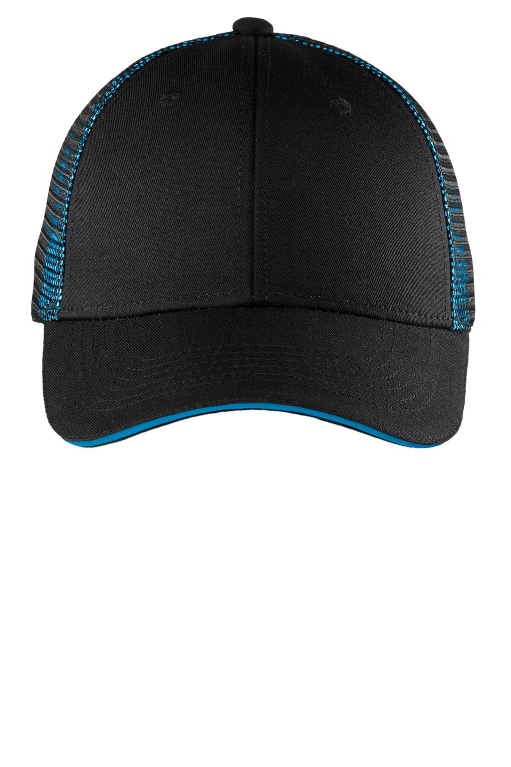 Port Authority Double Mesh Snapback Sandwich Bill Cap. C818