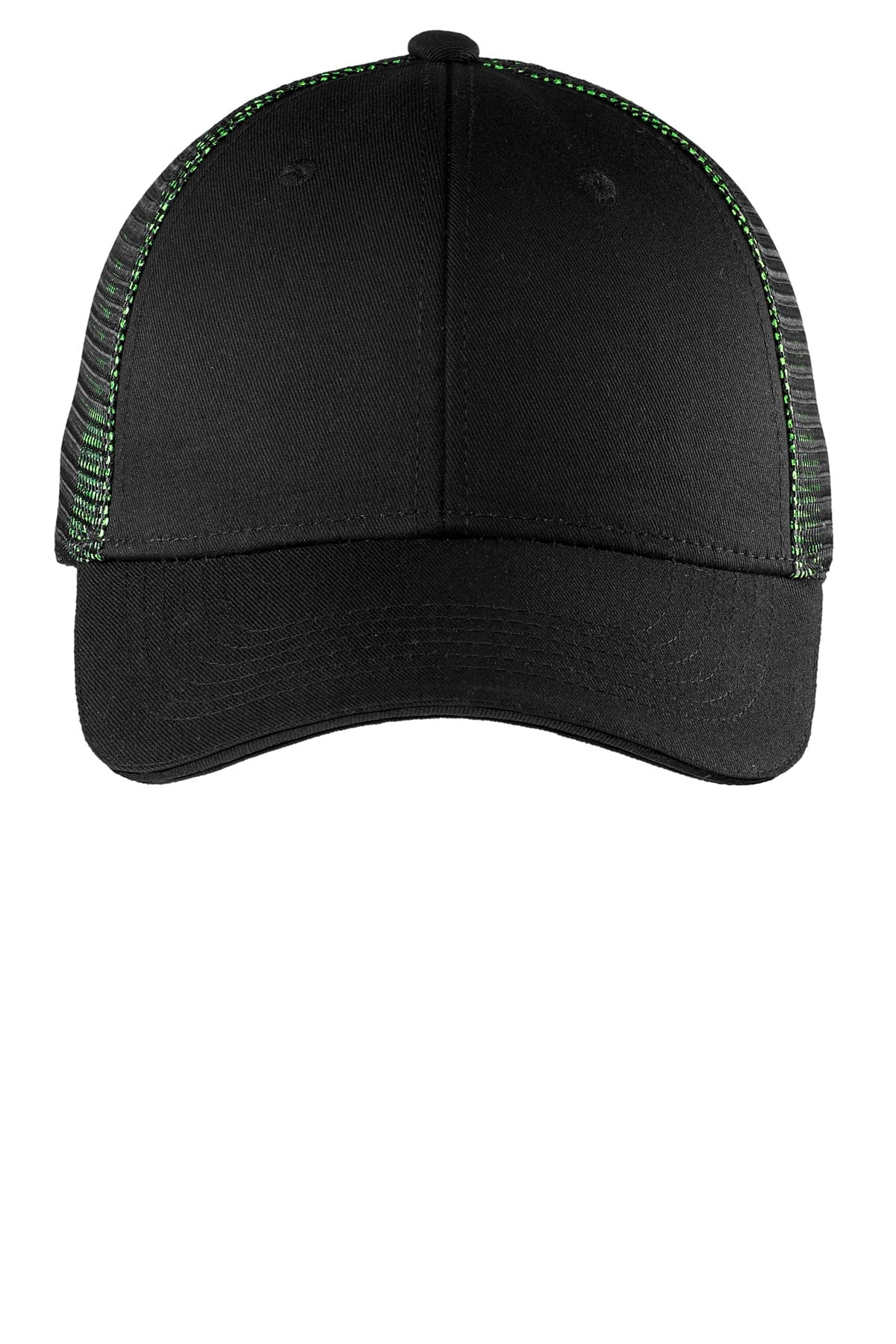 Port Authority Double Mesh Snapback Sandwich Bill Cap. C818