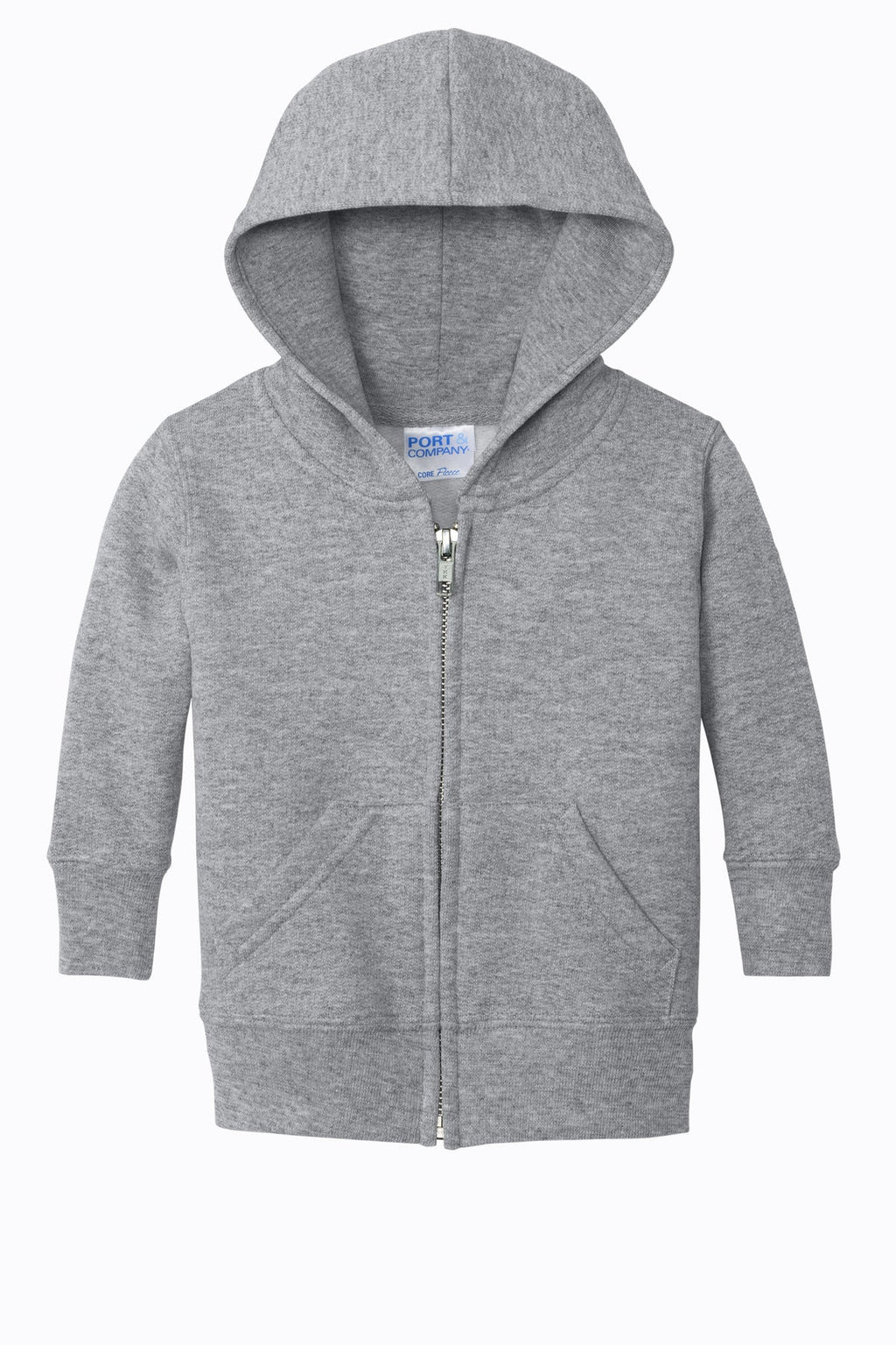 Port & Co Infant Core Fleece Full-Zip Hooded Sweatshirt. CAR78IZH