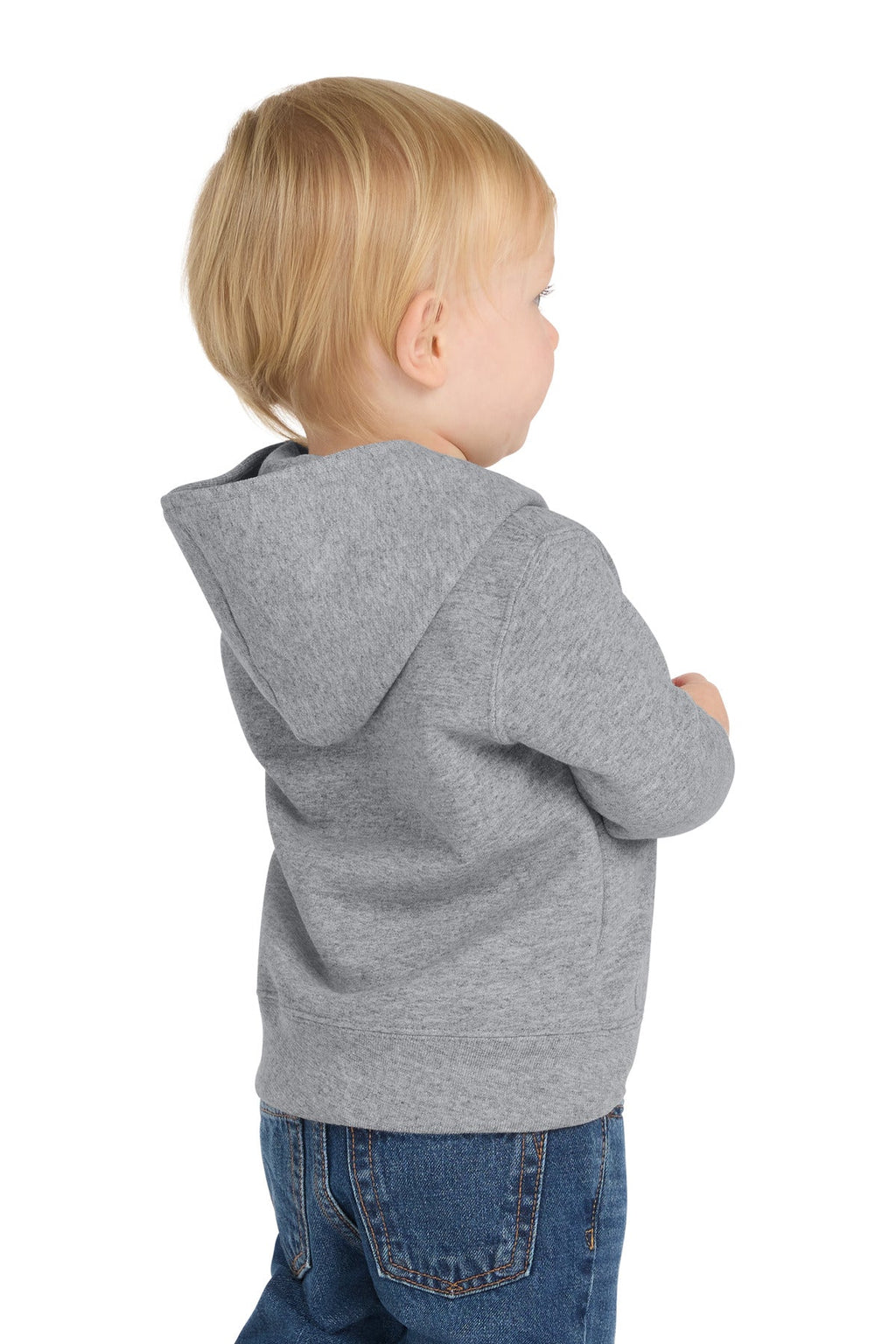 Port & Co Infant Core Fleece Full-Zip Hooded Sweatshirt. CAR78IZH