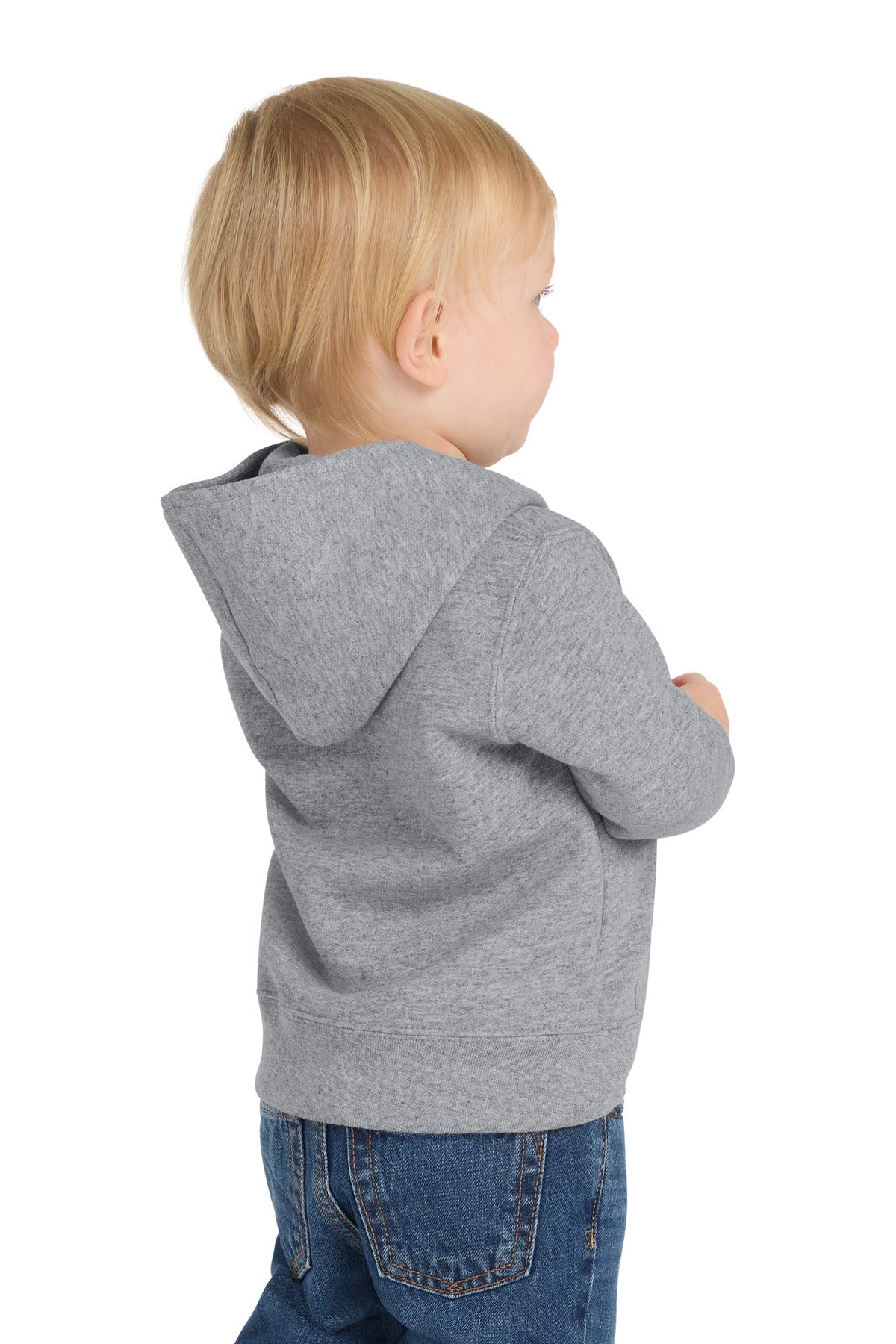 Port & Co Infant Core Fleece Full-Zip Hooded Sweatshirt. CAR78IZH