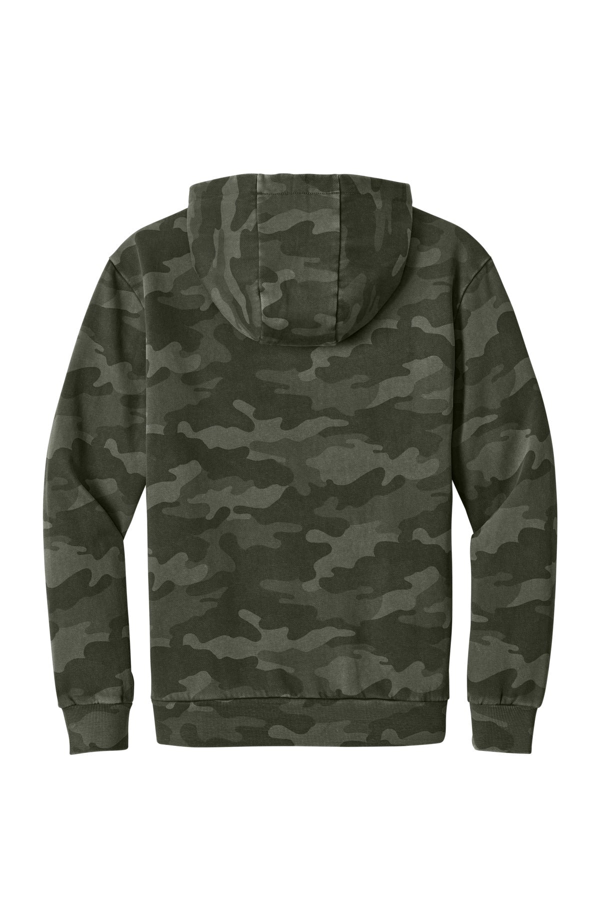 District Wash Camo Fleece Hoodie DT2200C