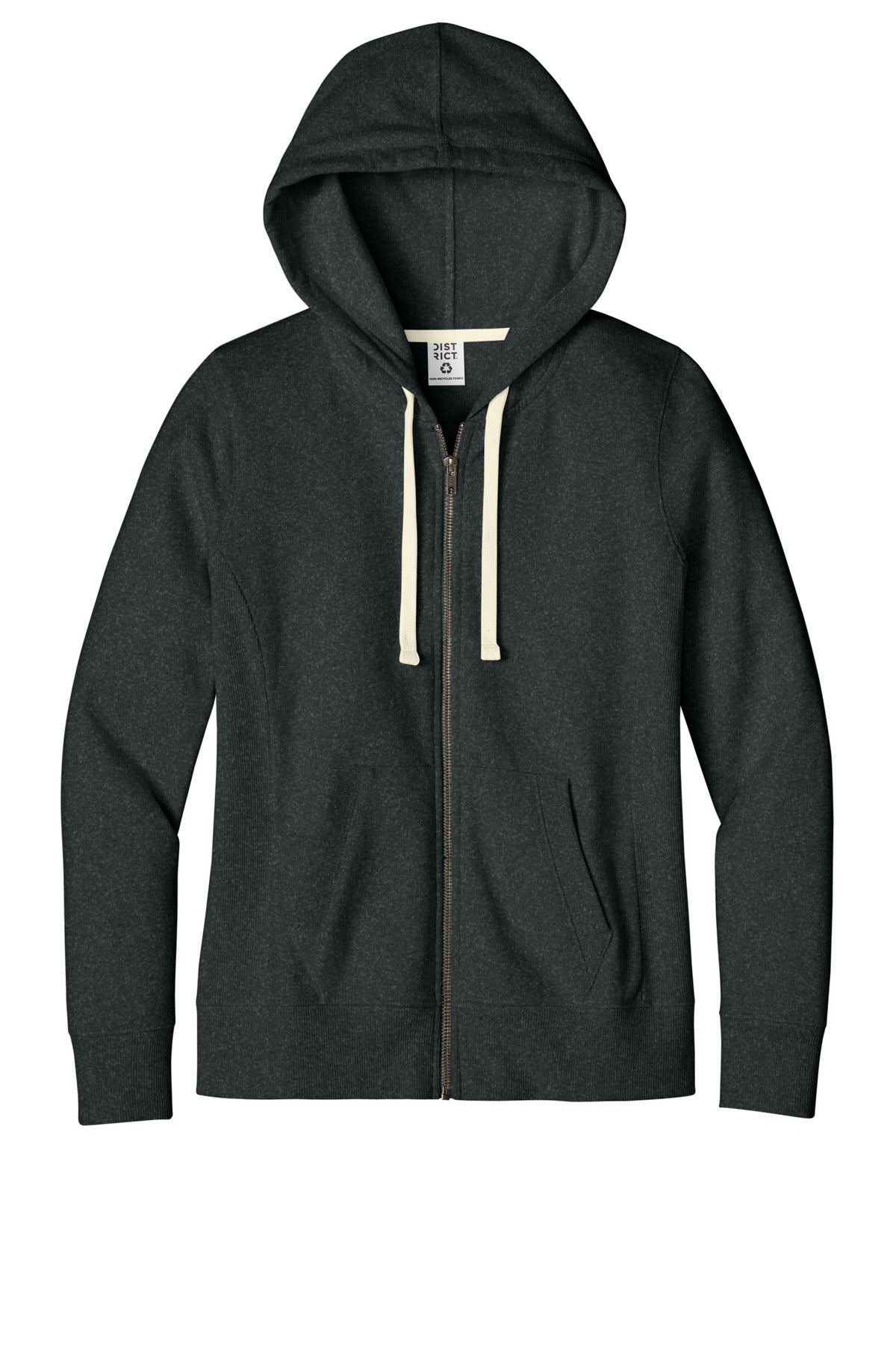 District Women's Re-FleeceFull-Zip Hoodie DT8103