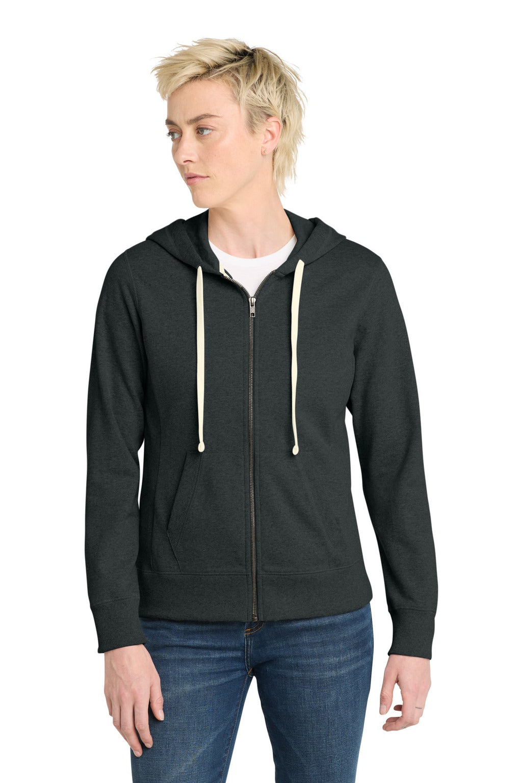 District Women's Re-FleeceFull-Zip Hoodie DT8103