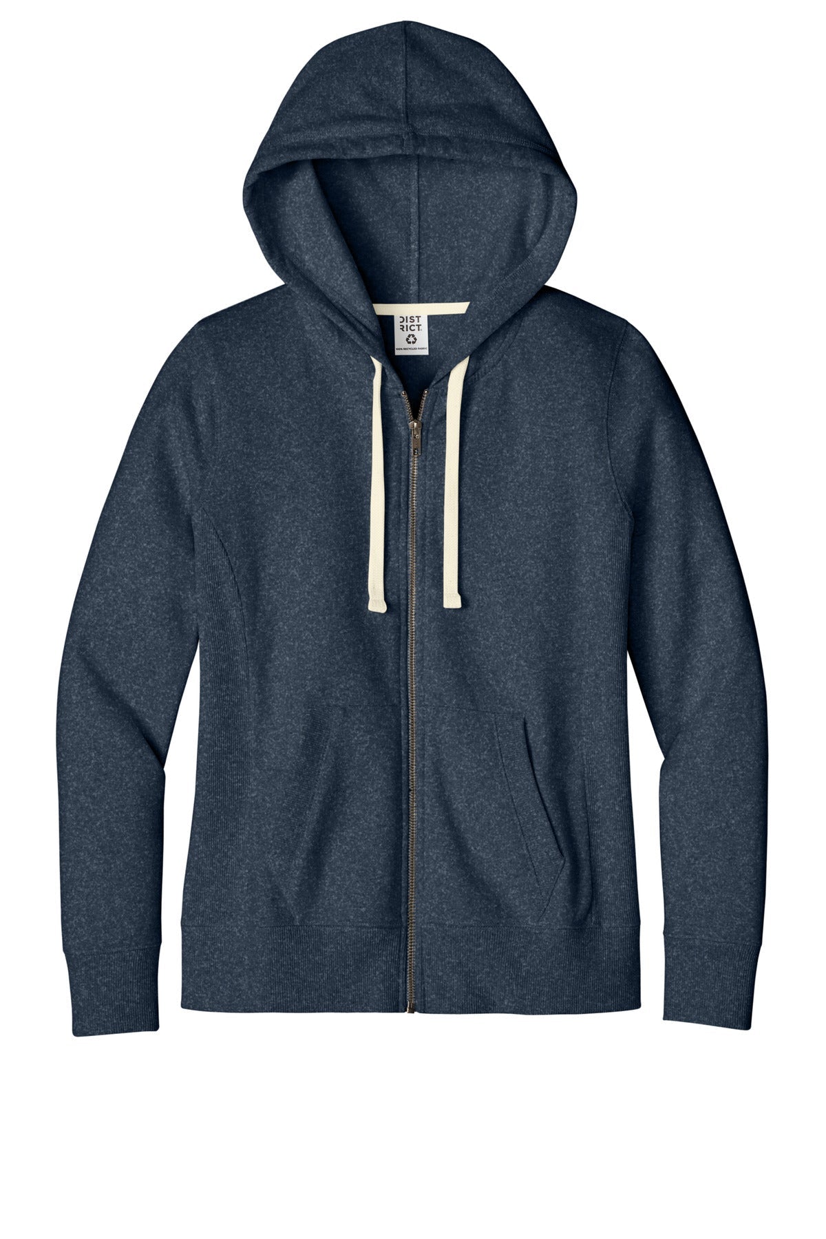 District Women's Re-FleeceFull-Zip Hoodie DT8103