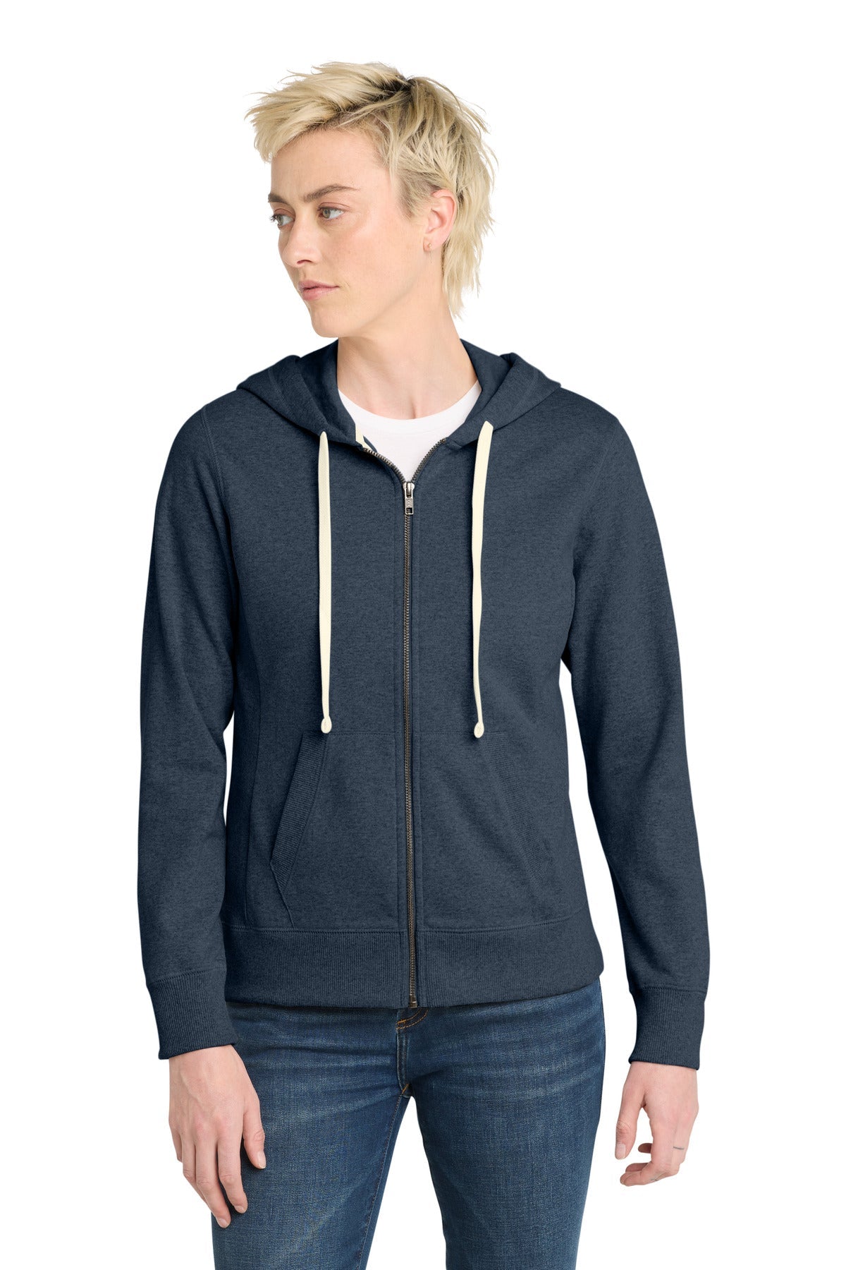 District Women's Re-FleeceFull-Zip Hoodie DT8103