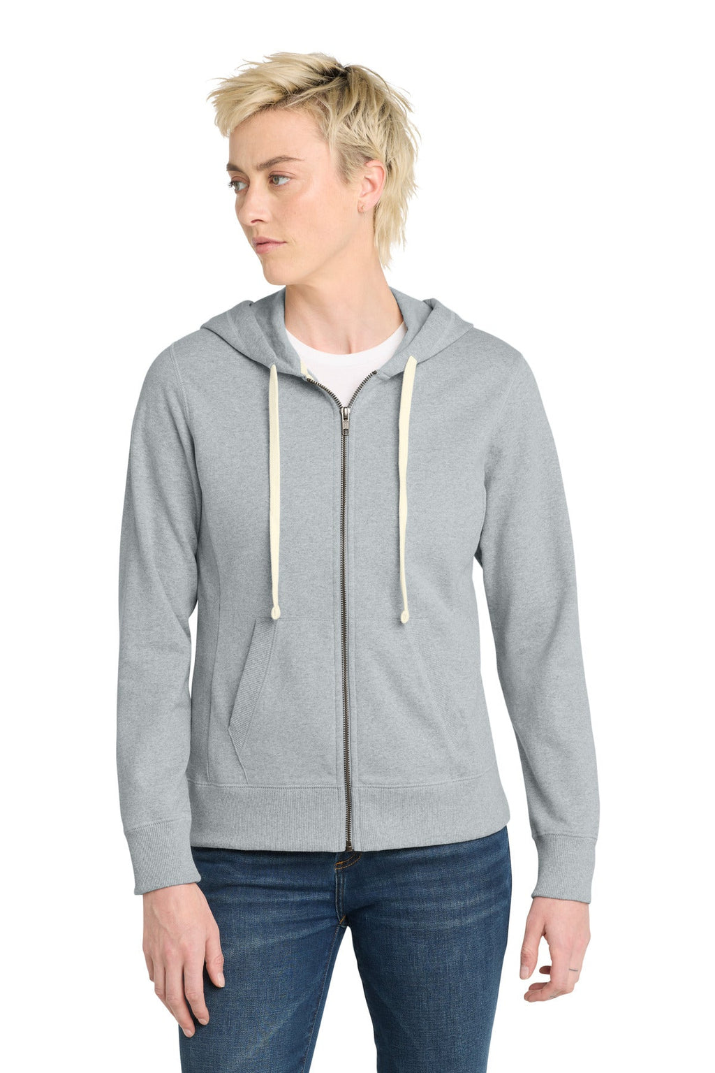 District Women's Re-FleeceFull-Zip Hoodie DT8103