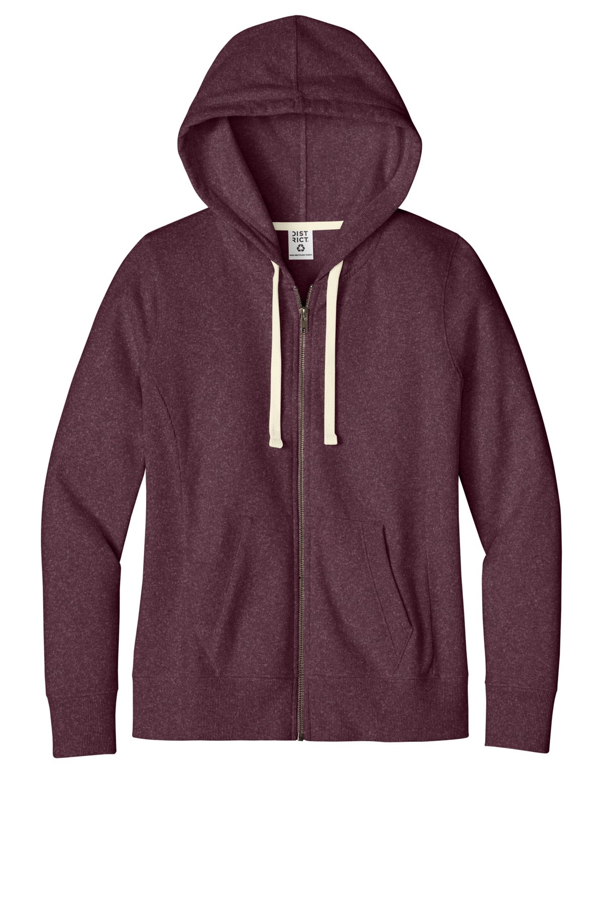 District Women's Re-FleeceFull-Zip Hoodie DT8103