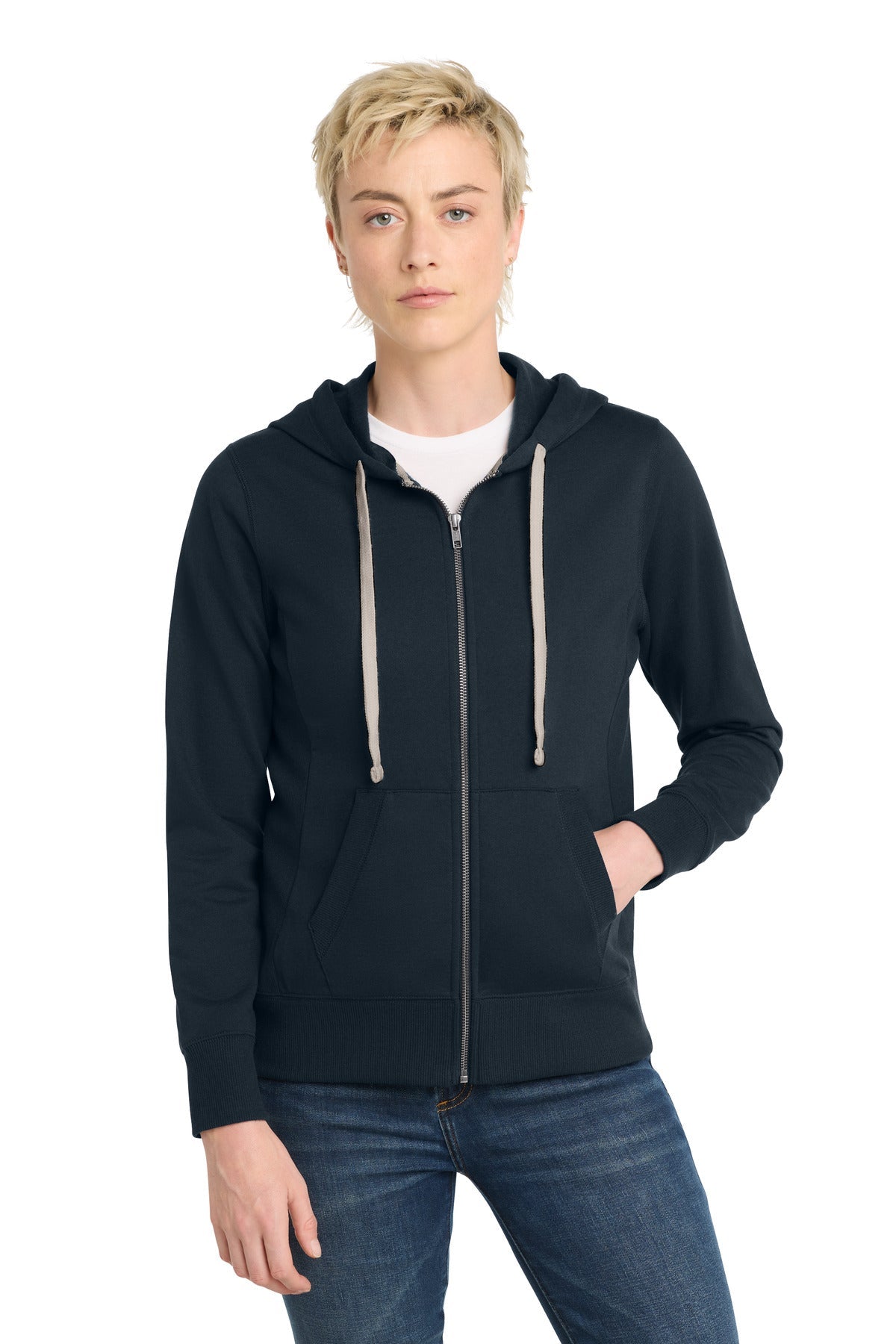 District Women's Re-FleeceFull-Zip Hoodie DT8103