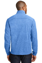 Port Authority Heather Microfleece Full-Zip Jacket. F235