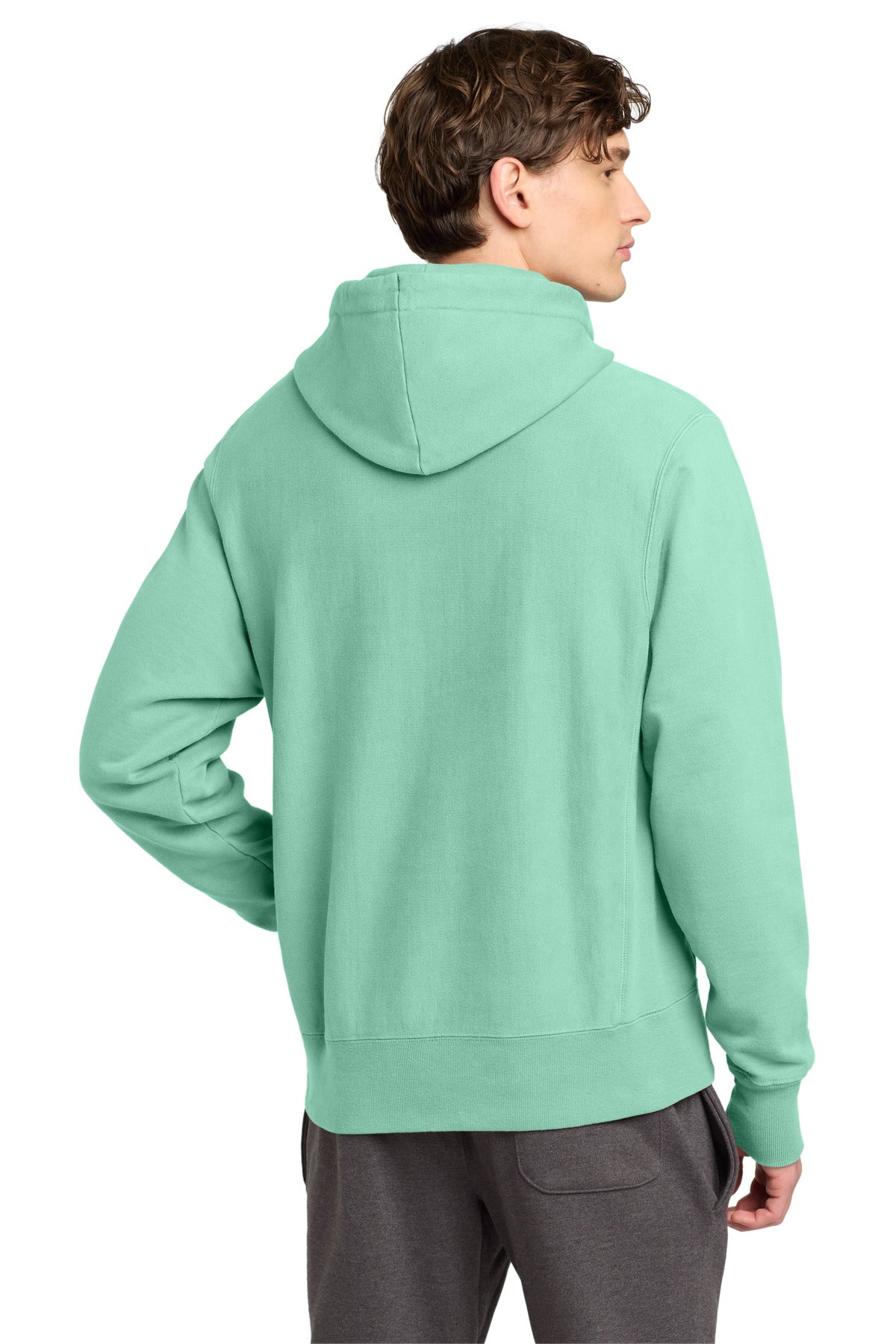 Champion  Reverse Weave  Garment-Dyed Hooded Sweatshirt. GDS101