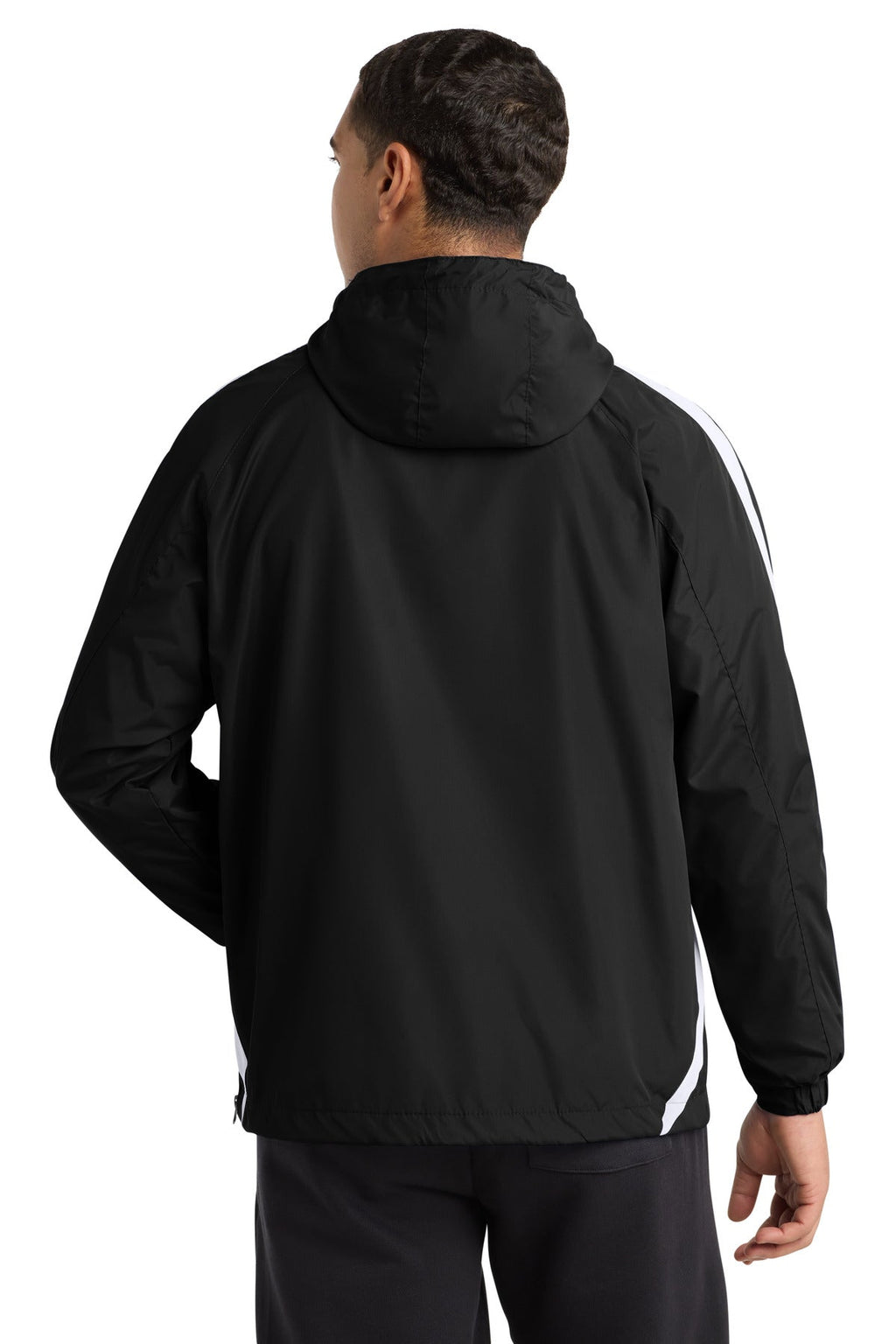 Sport-Tek Colorblock Raglan Anorak. JST63