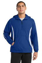 Sport-Tek Colorblock Raglan Anorak. JST63