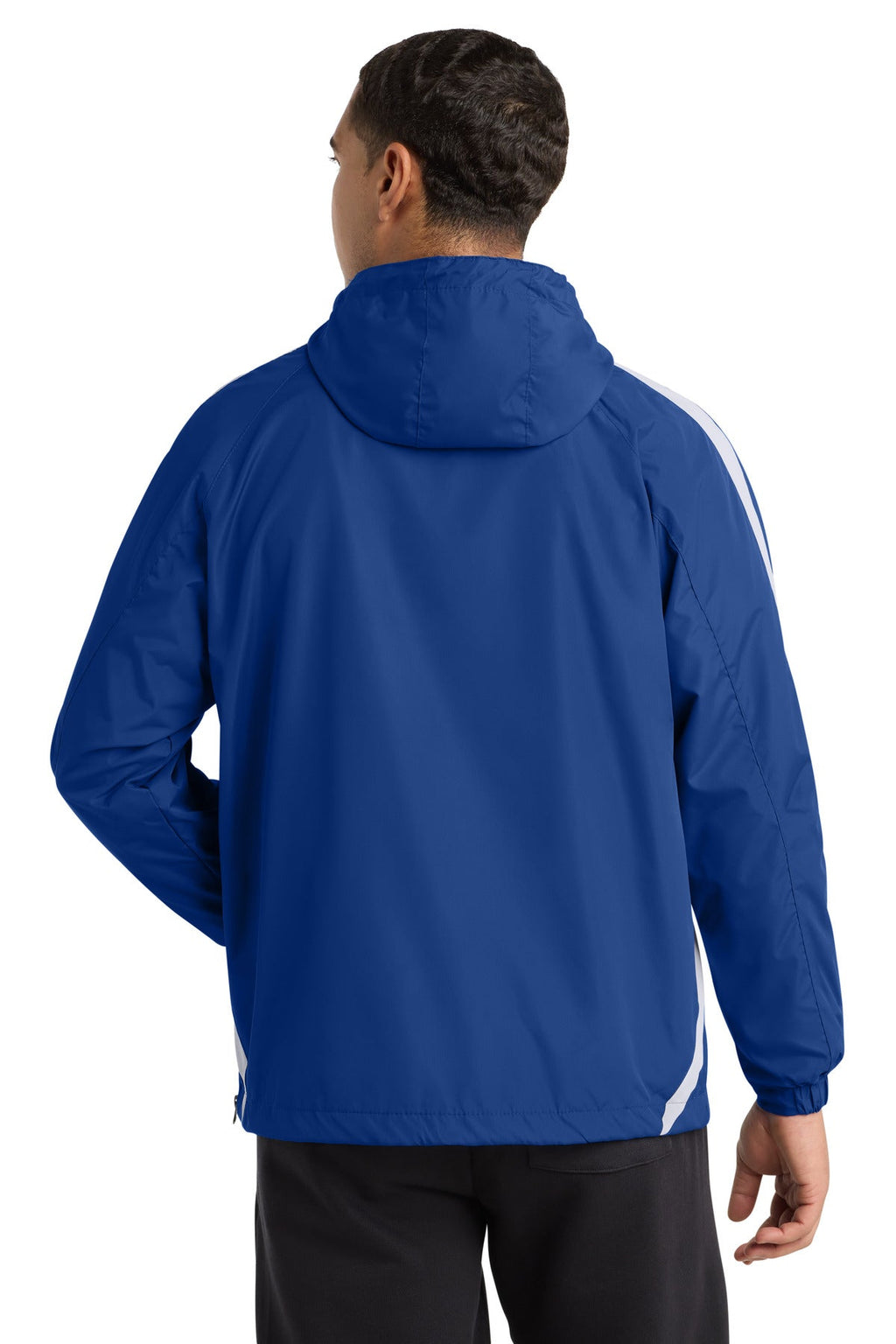 Sport-Tek Colorblock Raglan Anorak. JST63