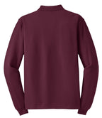 Port Authority Silk Touch Long Sleeve Polo.  K500LS