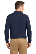 Port Authority Silk Touch Long Sleeve Polo.  K500LS