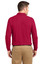 Port Authority Silk Touch Long Sleeve Polo.  K500LS
