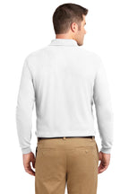 Port Authority Silk Touch Long Sleeve Polo.  K500LS